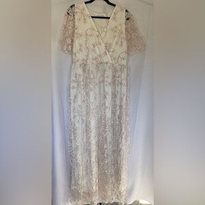 Marseille Embossed Maxi Dress
